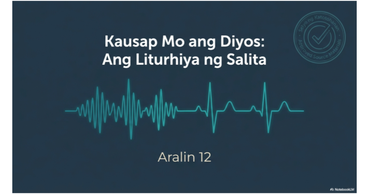 Preview: Post Aralin 12 Kausap Mo ang Diyos