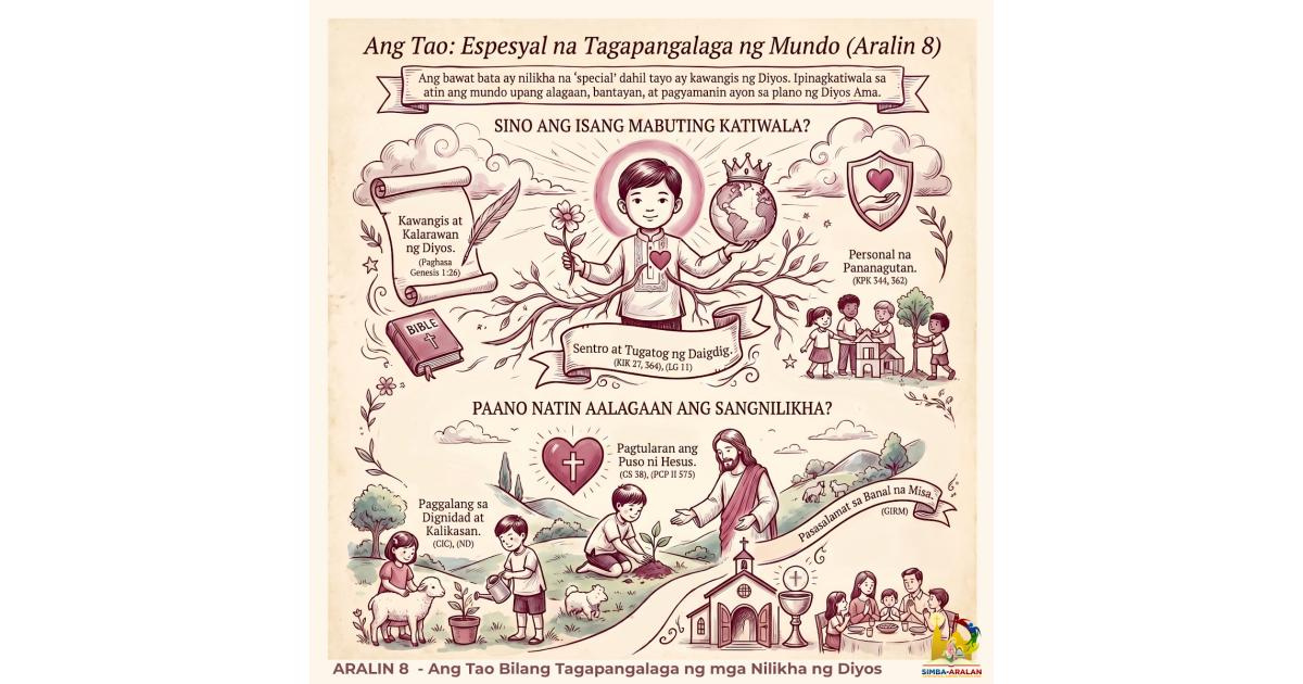 Preview: ARALIN 8 - Ang Tao Bilang Tagapangalaga ng mga Nilikha ng Diyos