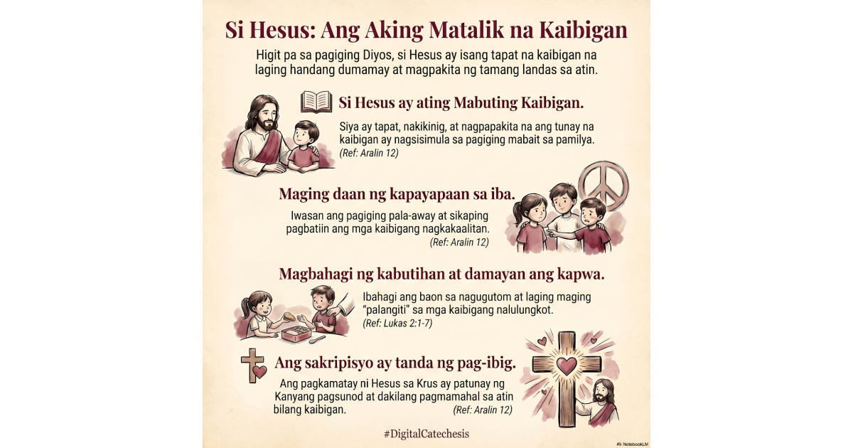 Preview: Pre Aralin 12 - Si Hesus Bilang Matalik na Kaibigan