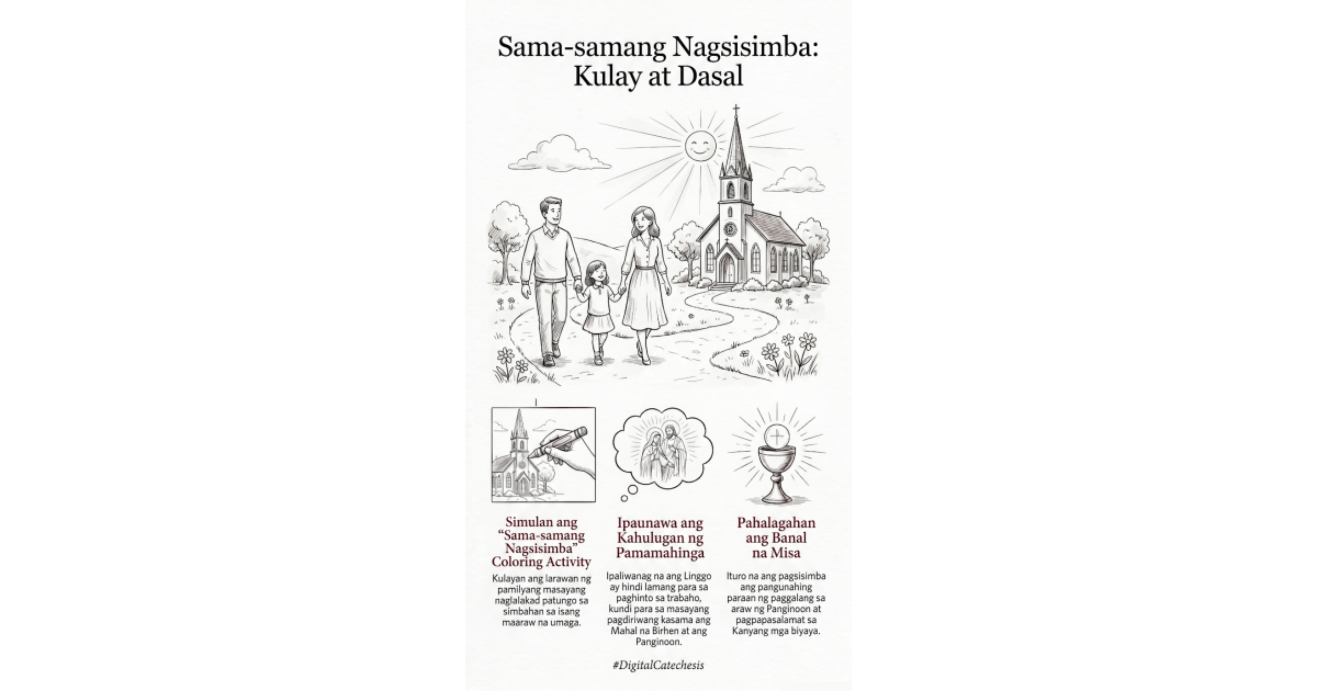Preview: Pre Aralin 17 Games - Sama-samang Nagsisimba Kulay at Dasal