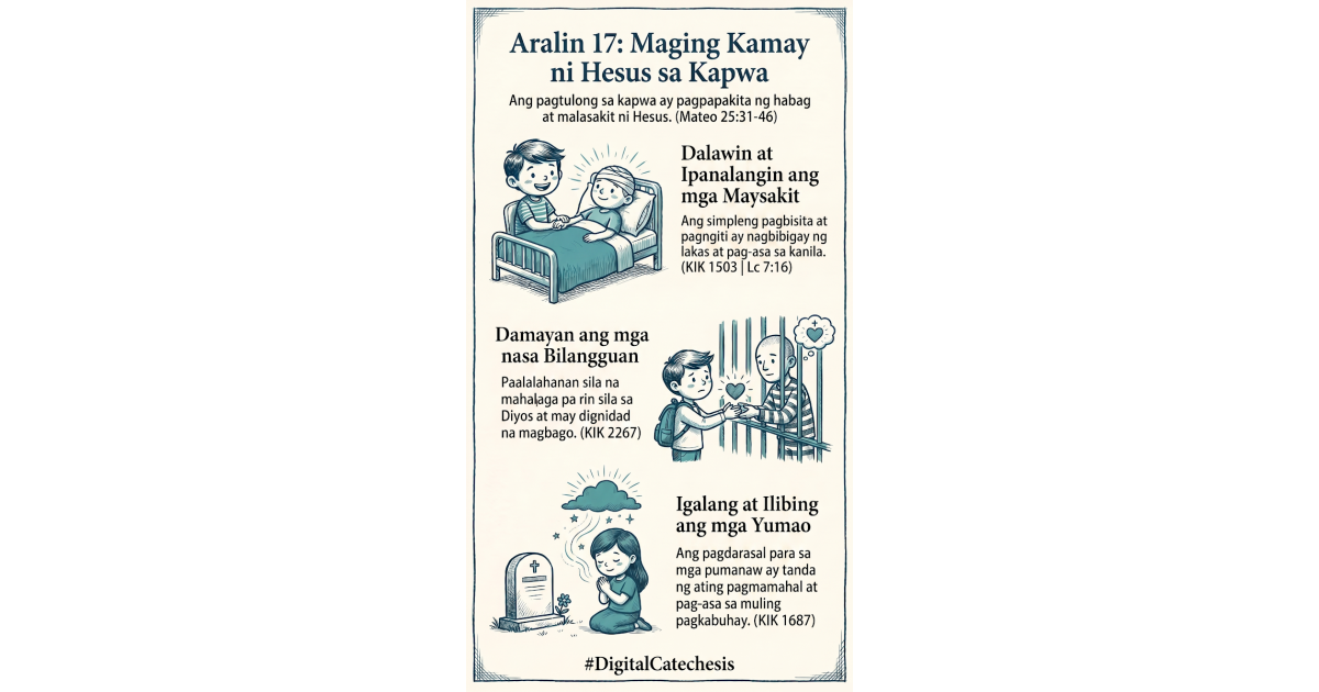 Preview: Post Aralin 17 Maging Kamay ni Hesus