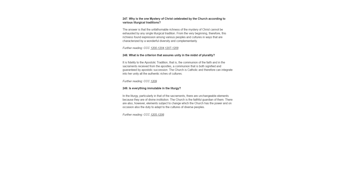 Preview: Catechism in a Year