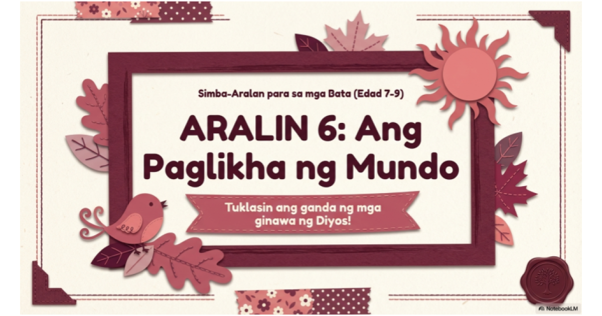 Preview: Pre Aralin 6 God s Beautiful World